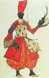 Eunuch Costume from Scheherazade by Rimsky-Korsakov (design)